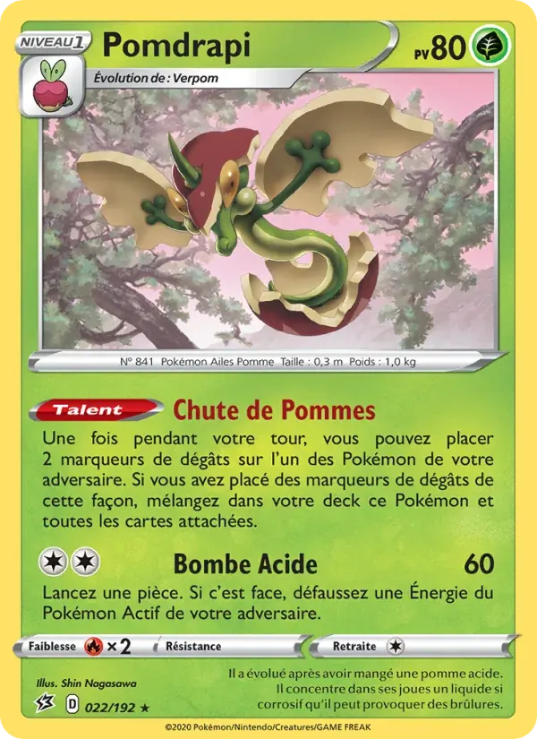 Pomdrapi — Clash des Rebelles 22 French Pokémon card