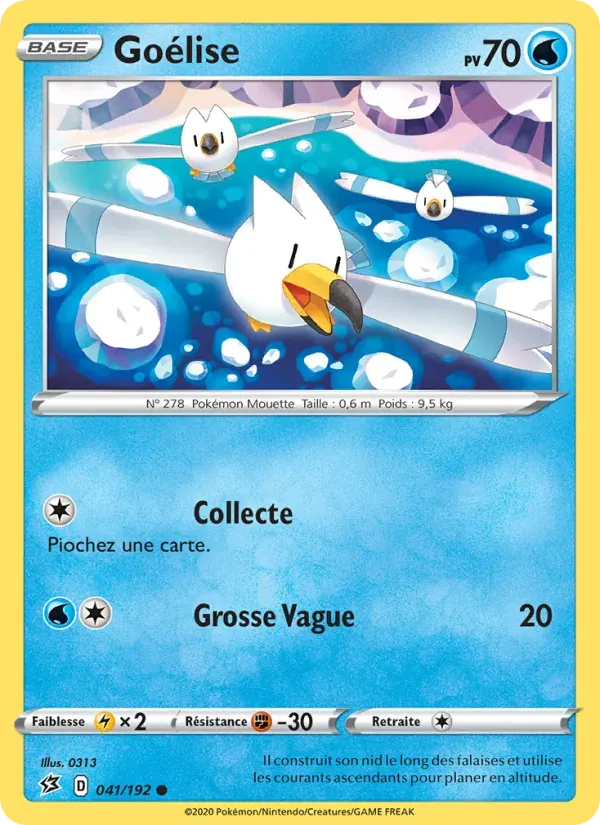 Goélise — Clash des Rebelles 41 French Pokémon card