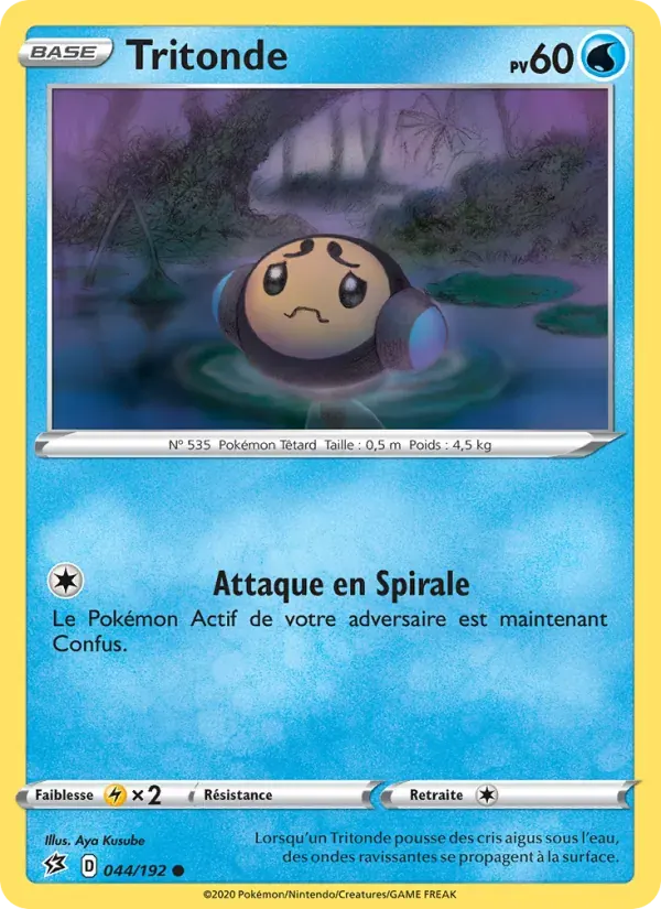 Tritonde — Clash des Rebelles 44 French Pokémon card