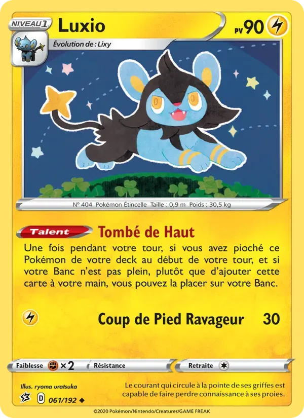 Luxio — Clash des Rebelles 61 French Pokémon card