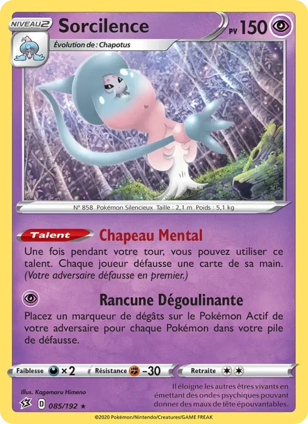 Sorcilence — Clash des Rebelles 85 French Pokémon card