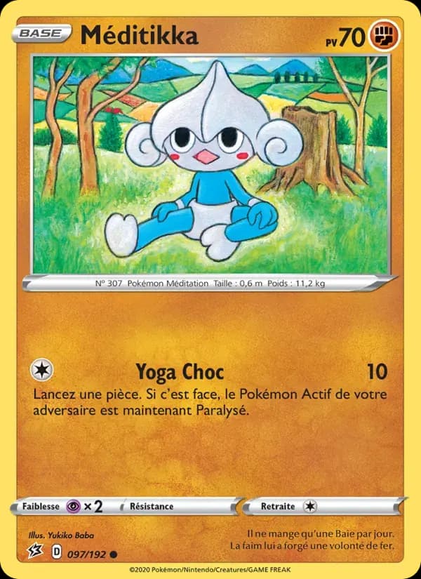 Méditikka — Clash des Rebelles 97 French Pokémon card