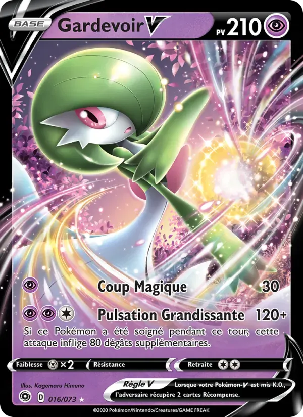 Gardevoir V — La Voie du Maître 16 French Pokémon card