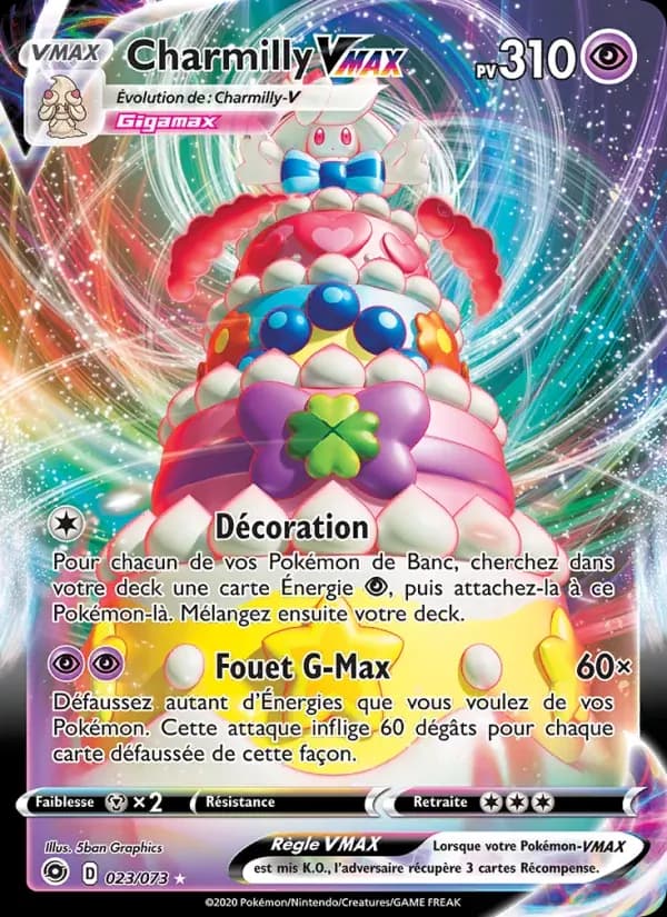 Charmilly VMAX — La Voie du Maître 23 French Pokémon card