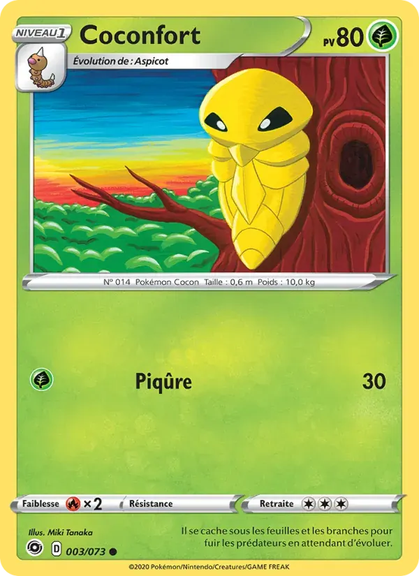 Coconfort — La Voie du Maître 3 French Pokémon card