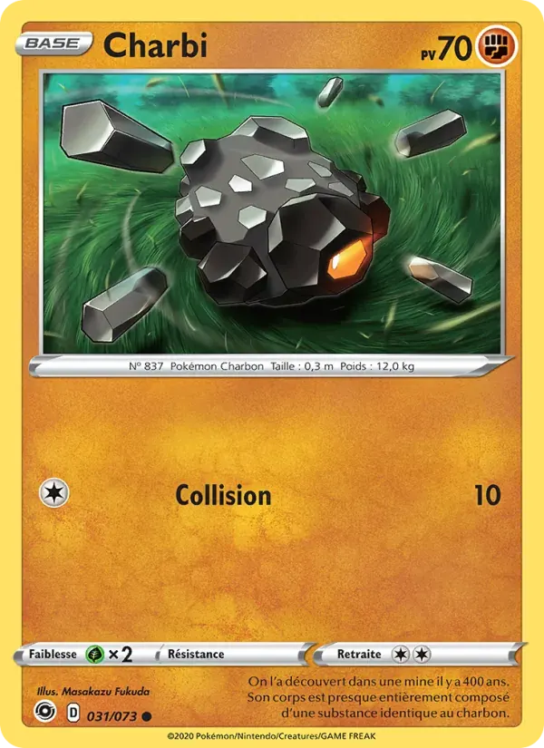 Charbi — La Voie du Maître 31 French Pokémon card