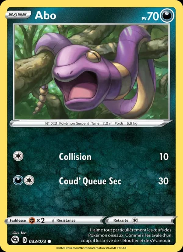 Abo — La Voie du Maître 33 French Pokémon card