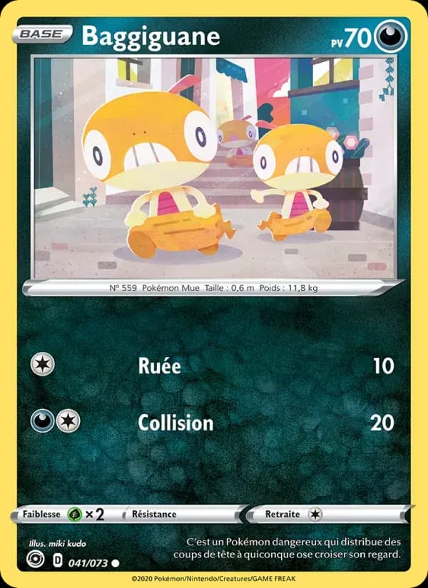 Baggiguane — La Voie du Maître 41 French Pokémon card