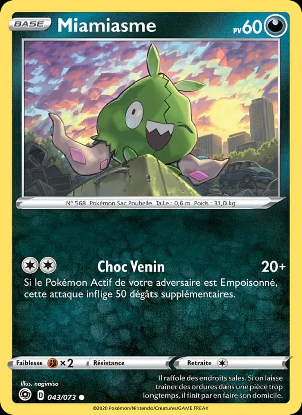 Miamiasme — La Voie du Maître 43 French Pokémon card