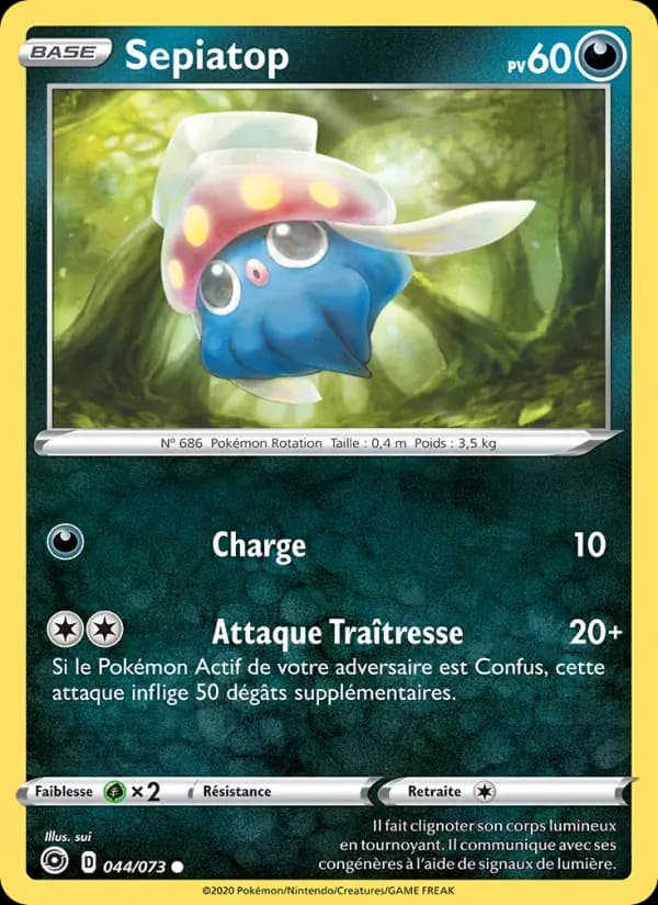 Sepiatop — La Voie du Maître 44 French Pokémon card