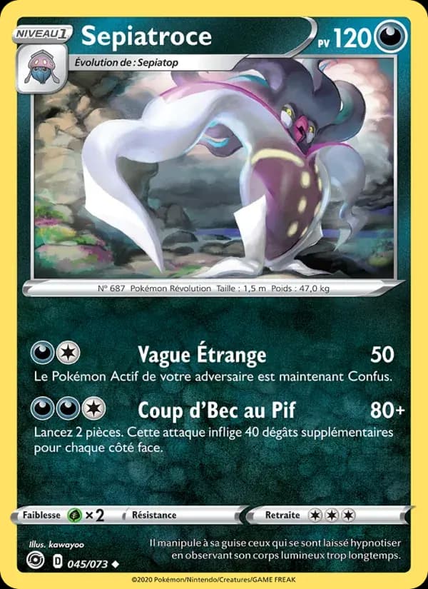 Sepiatroce — La Voie du Maître 45 French Pokémon card