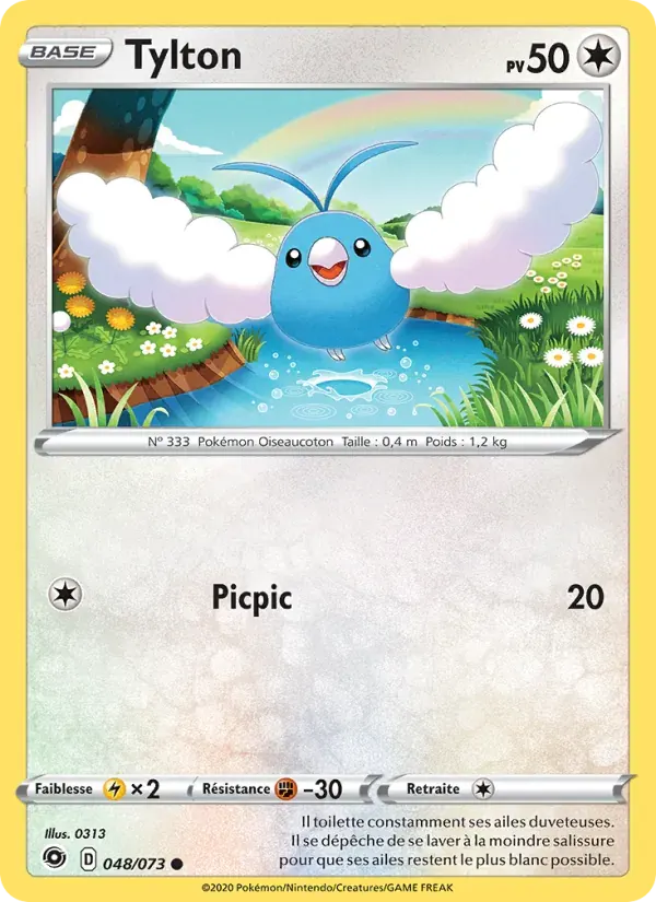 Tylton — La Voie du Maître 48 French Pokémon card