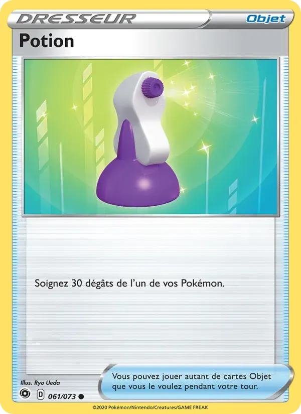 Potion — La Voie du Maître 61 French Pokémon card