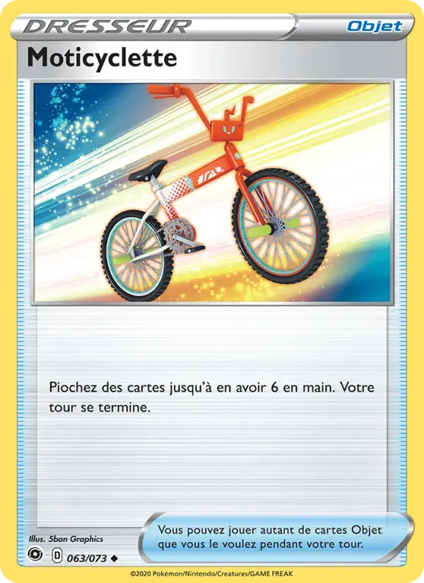 Moticyclette — La Voie du Maître 63 French Pokémon card