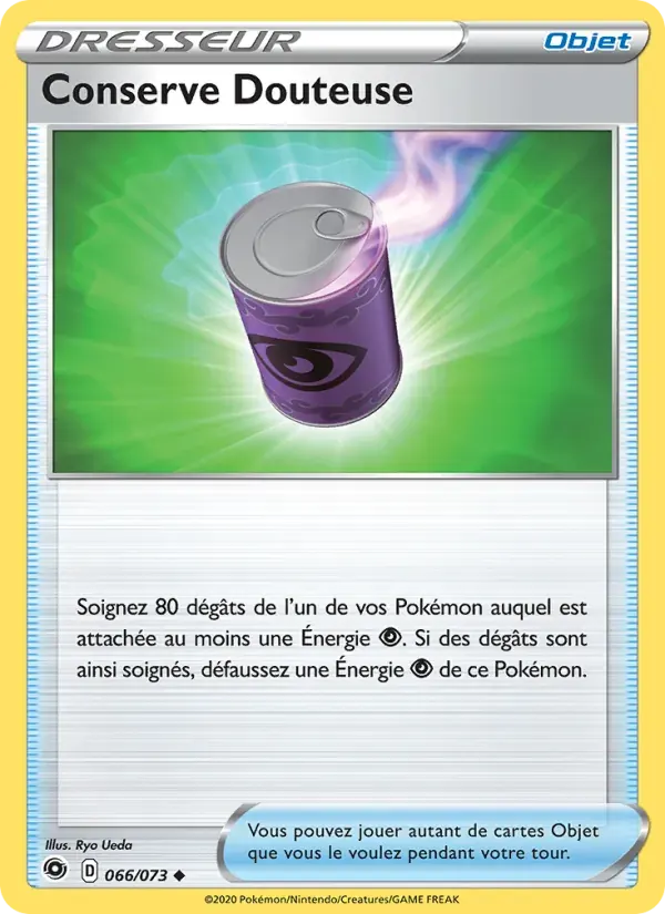 Conserve Douteuse — La Voie du Maître 66 French Pokémon card
