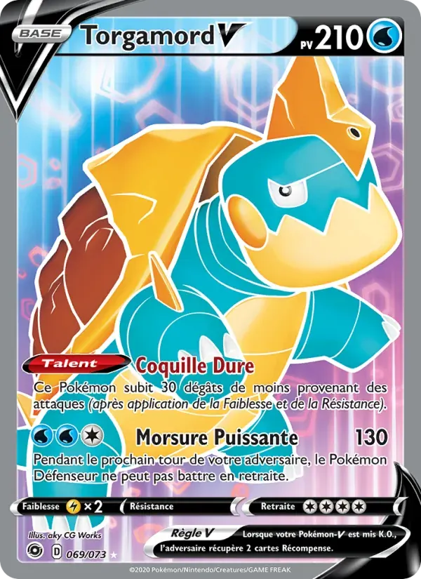 Torgamord V — La Voie du Maître 69 French Pokémon card
