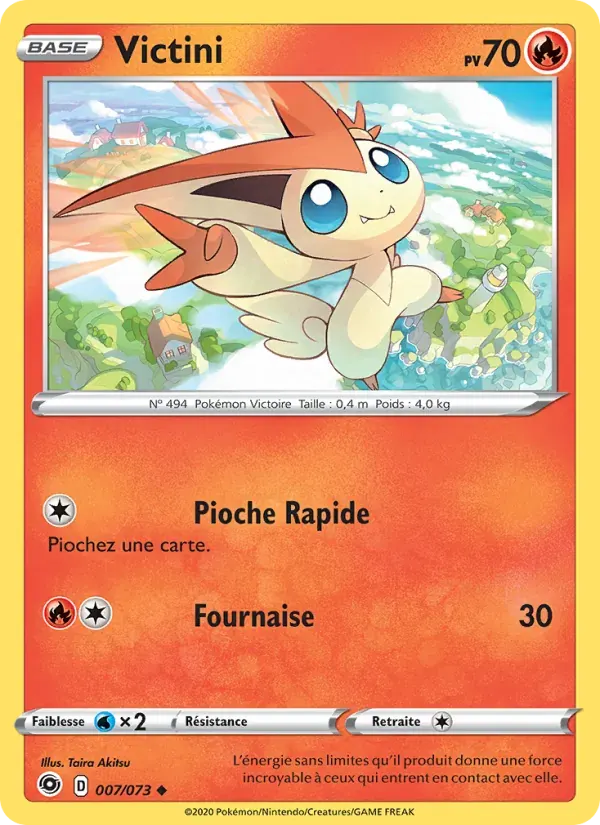 Victini — La Voie du Maître 7 French Pokémon card