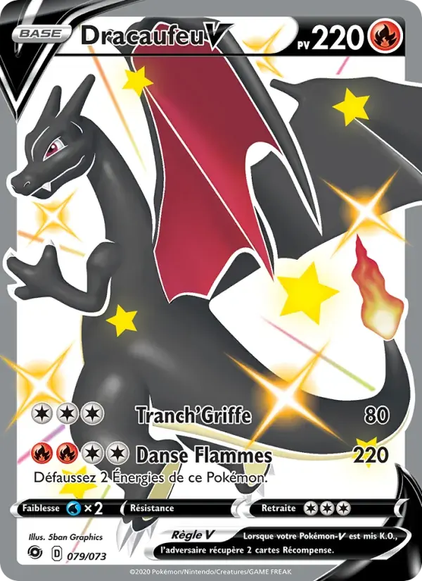 Dracaufeu V — La Voie du Maître 79 French Pokémon card