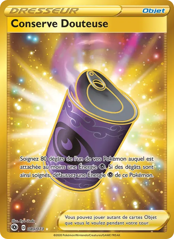 Conserve Douteuse — La Voie du Maître 80 French Pokémon card