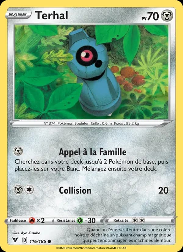 Terhal — Voltage Éclatant 116 French Pokémon card
