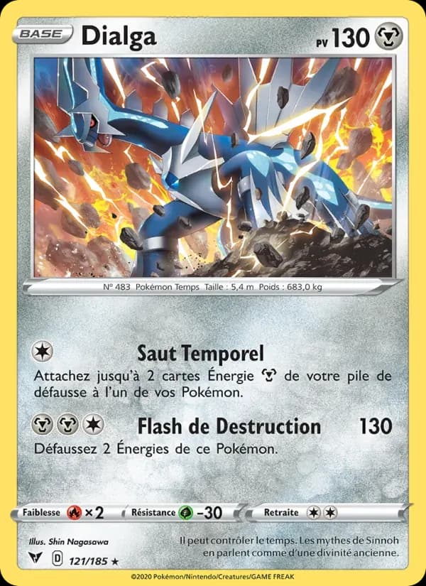 Dialga — Voltage Éclatant 121 French Pokémon card