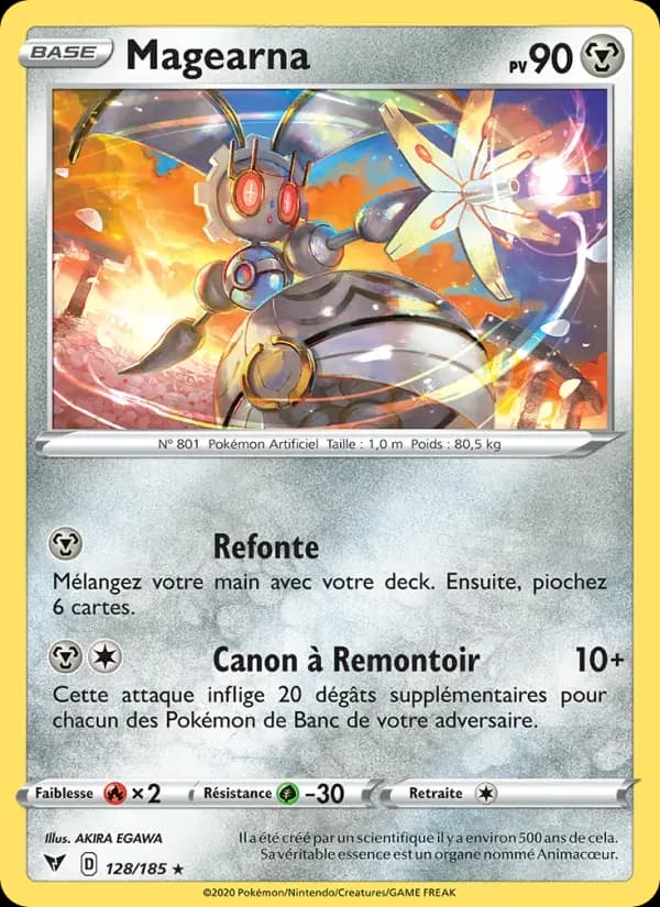 Magearna — Voltage Éclatant 128 French Pokémon card