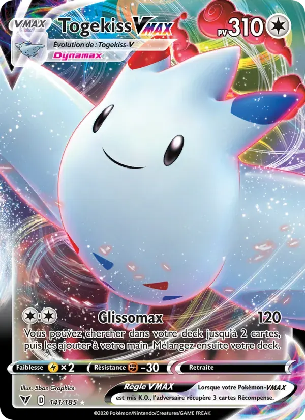 Togekiss VMAX — Voltage Éclatant 141 French Pokémon card