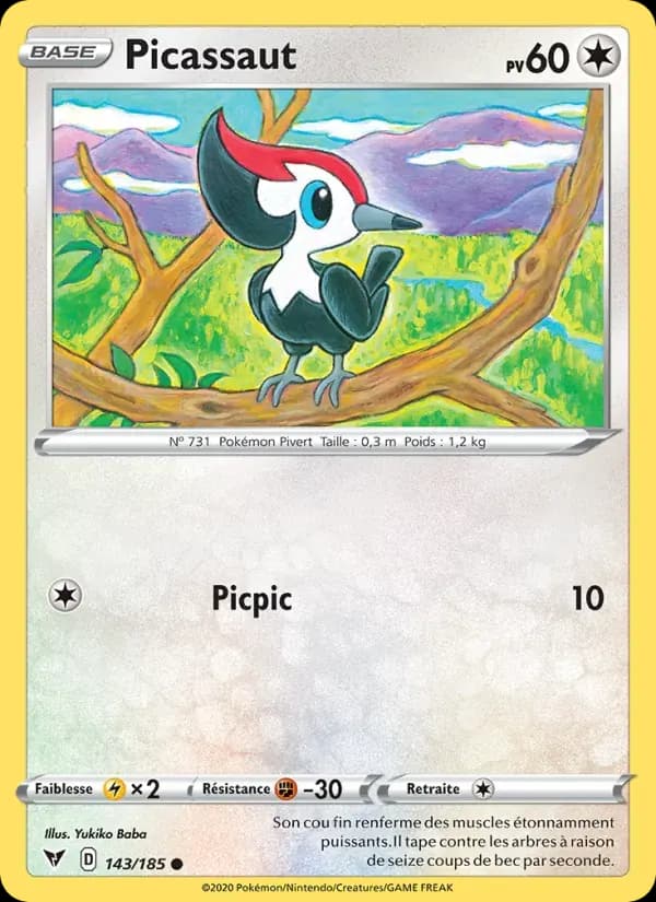 Picassaut — Voltage Éclatant 143 French Pokémon card