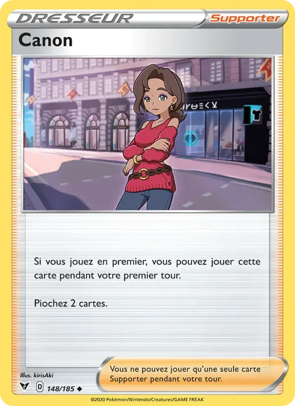 Canon — Voltage Éclatant 148 French Pokémon card