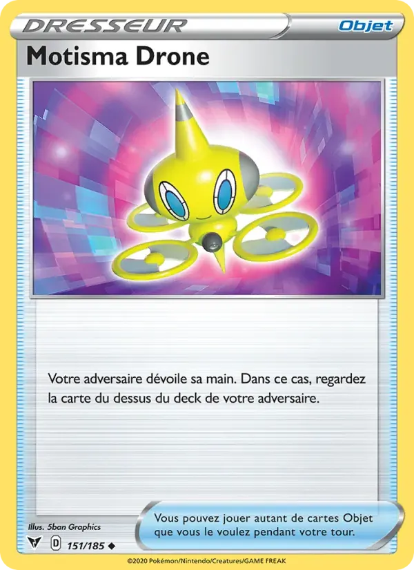 Motisma Drone — Voltage Éclatant 151 French Pokémon card