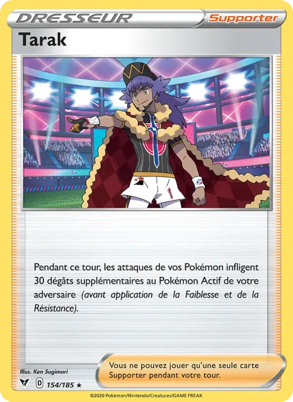 Tarak — Voltage Éclatant 154 French Pokémon card