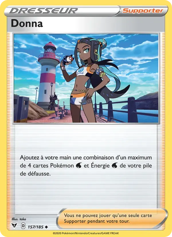 Donna — Voltage Éclatant 157 French Pokémon card