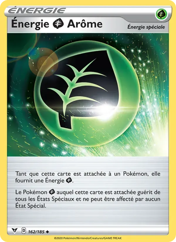 Énergie Grass Arôme — Voltage Éclatant 162 French Pokémon card