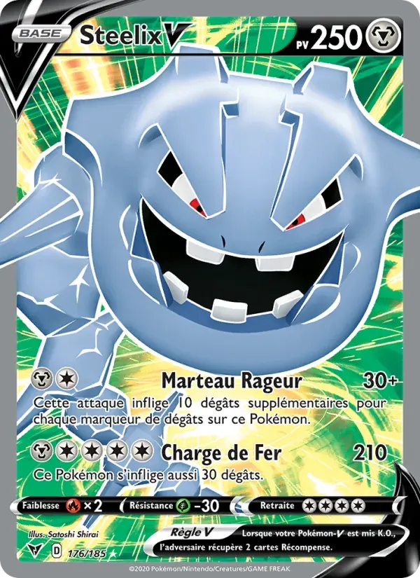 Steelix V — Voltage Éclatant 176 French Pokémon card