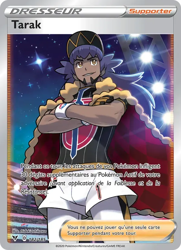 Tarak — Voltage Éclatant 182 French Pokémon card