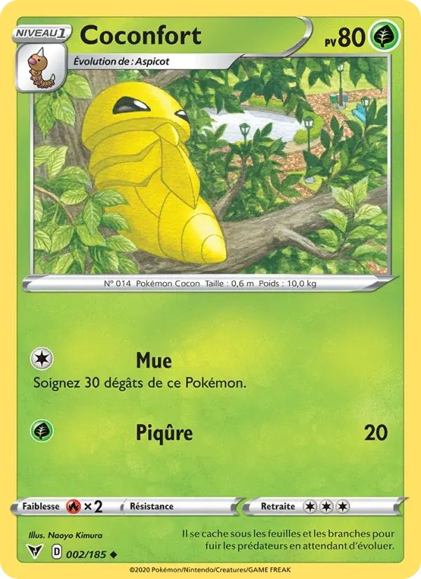 Coconfort — Voltage Éclatant 2 French Pokémon card