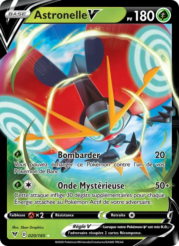 Astronelle V — Voltage Éclatant 20 French Pokémon card