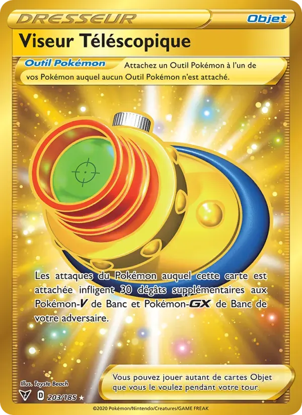 Viseur Téléscopique — Voltage Éclatant 203 French Pokémon card
