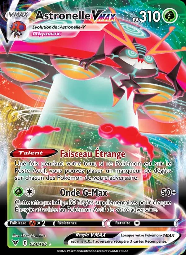 Astronelle VMAX — Voltage Éclatant 21 French Pokémon card