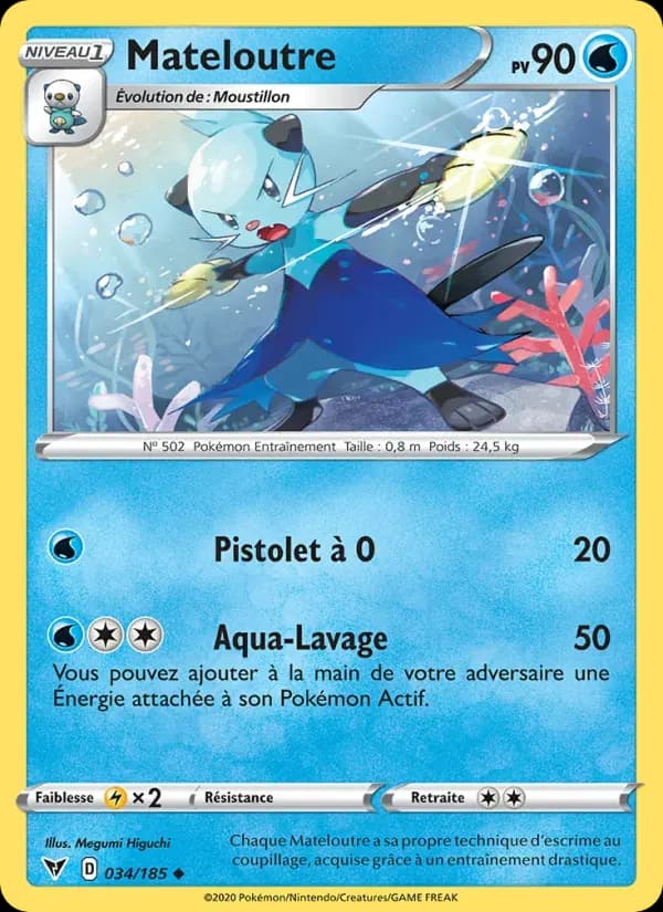 Mateloutre — Voltage Éclatant 34 French Pokémon card