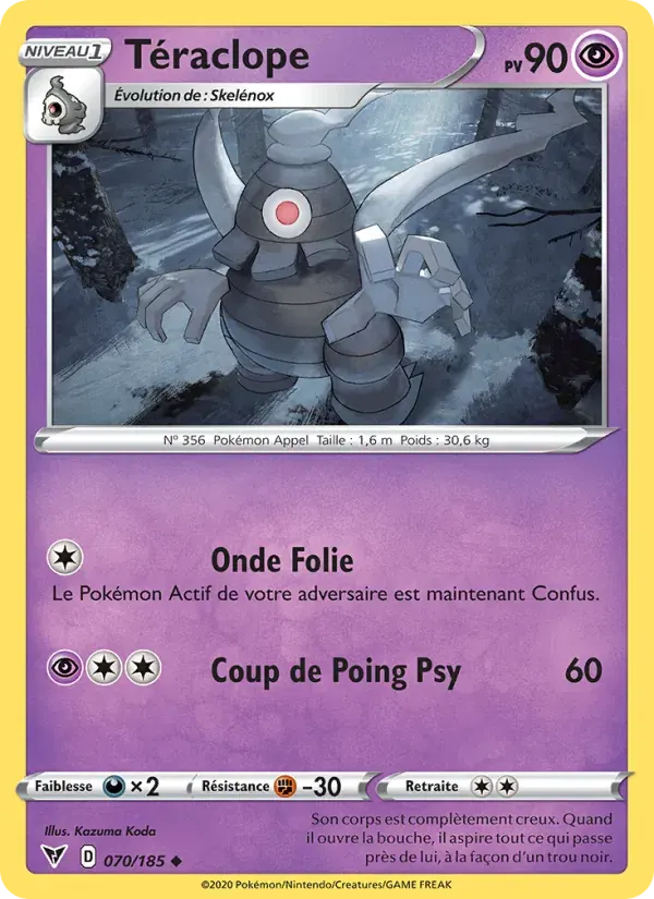 Téraclope — Voltage Éclatant 70 French Pokémon card