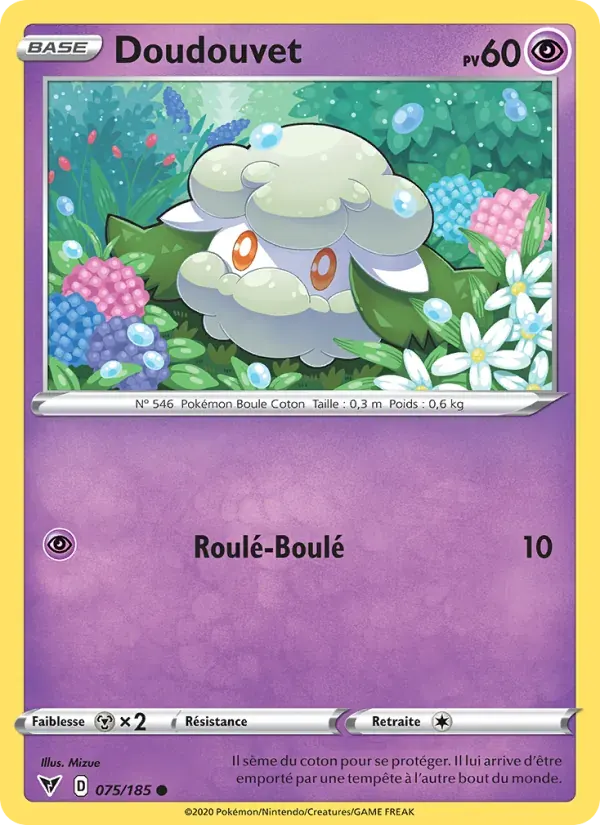 Doudouvet — Voltage Éclatant 75 French Pokémon card