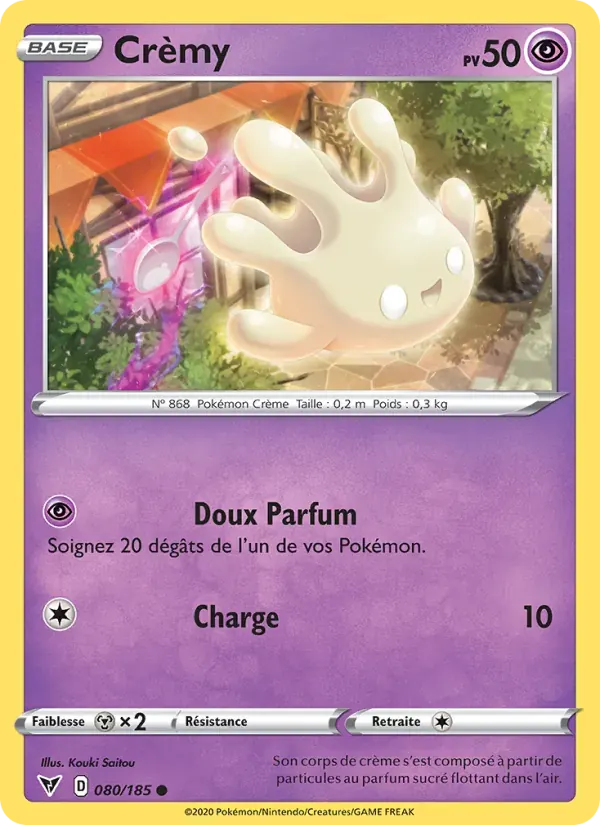 Crèmy — Voltage Éclatant 80 French Pokémon card