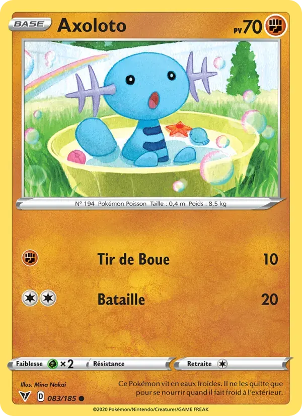 Axoloto — Voltage Éclatant 83 French Pokémon card