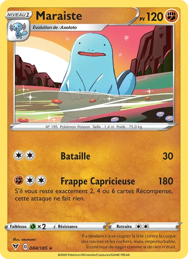 Maraiste — Voltage Éclatant 84 French Pokémon card