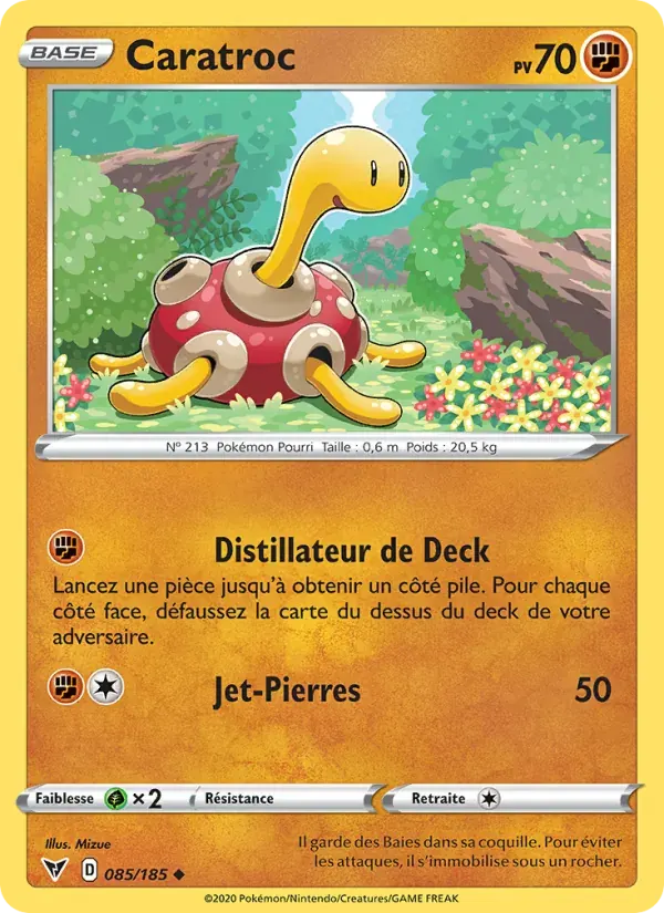 Caratroc — Voltage Éclatant 85 French Pokémon card