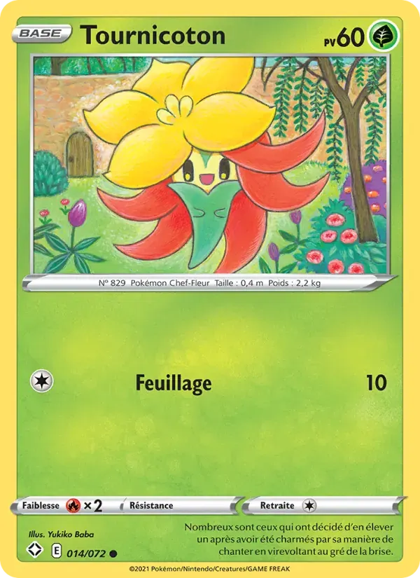 Tournicoton — Destinées Radieuses 14 French Pokémon card