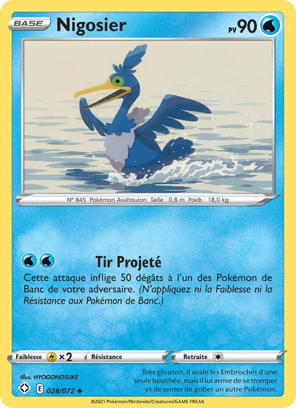 Nigosier — Destinées Radieuses 28 French Pokémon card