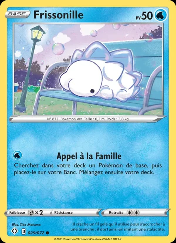 Frissonille — Destinées Radieuses 29 French Pokémon card