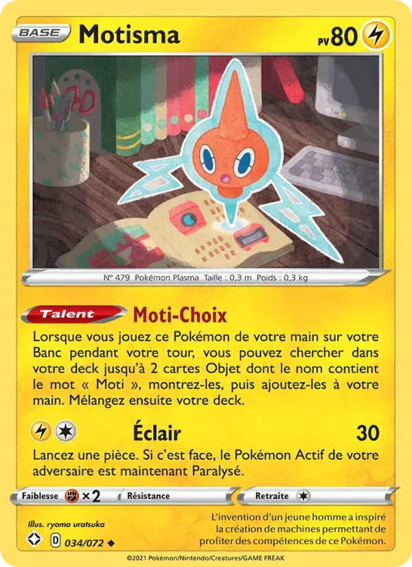 Motisma — Destinées Radieuses 34 French Pokémon card